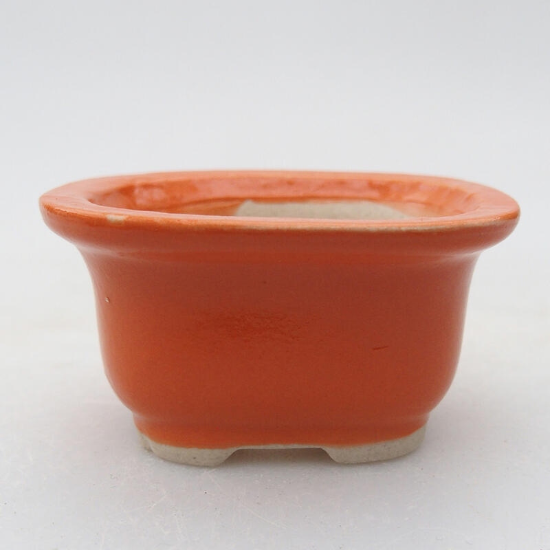 Cuenco bonsái de cerámica 6 x 5 x 3 cm, naranja
