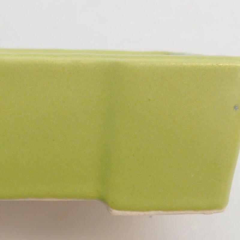 Cuenco bonsái de cerámica 7,5 x 4 x 3 cm, verde