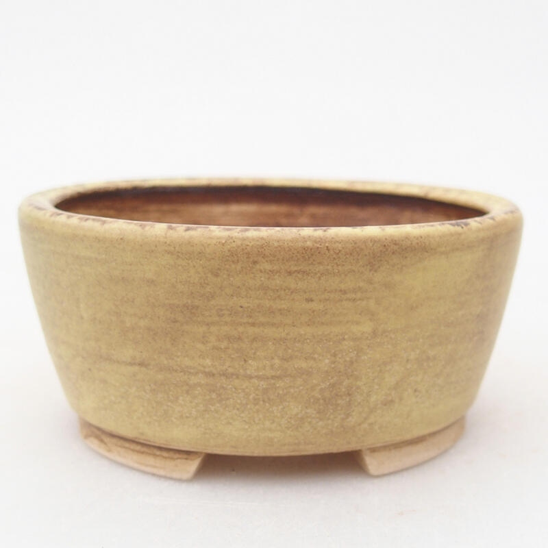 Cuenco bonsái de cerámica 7,5 x 7 x 4 cm, verde