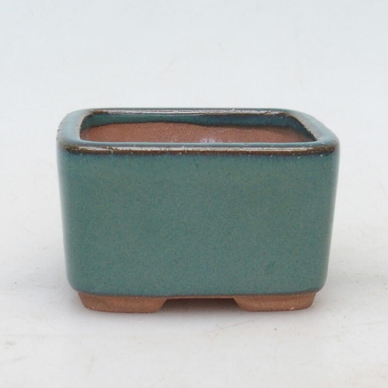 Cuenco bonsái de cerámica 7 x 7 x 4 cm, verde