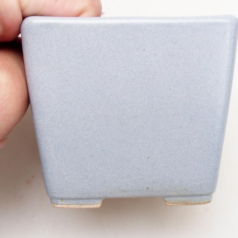 Cuenco bonsái de cerámica 7 x 7 x 7 cm, gris