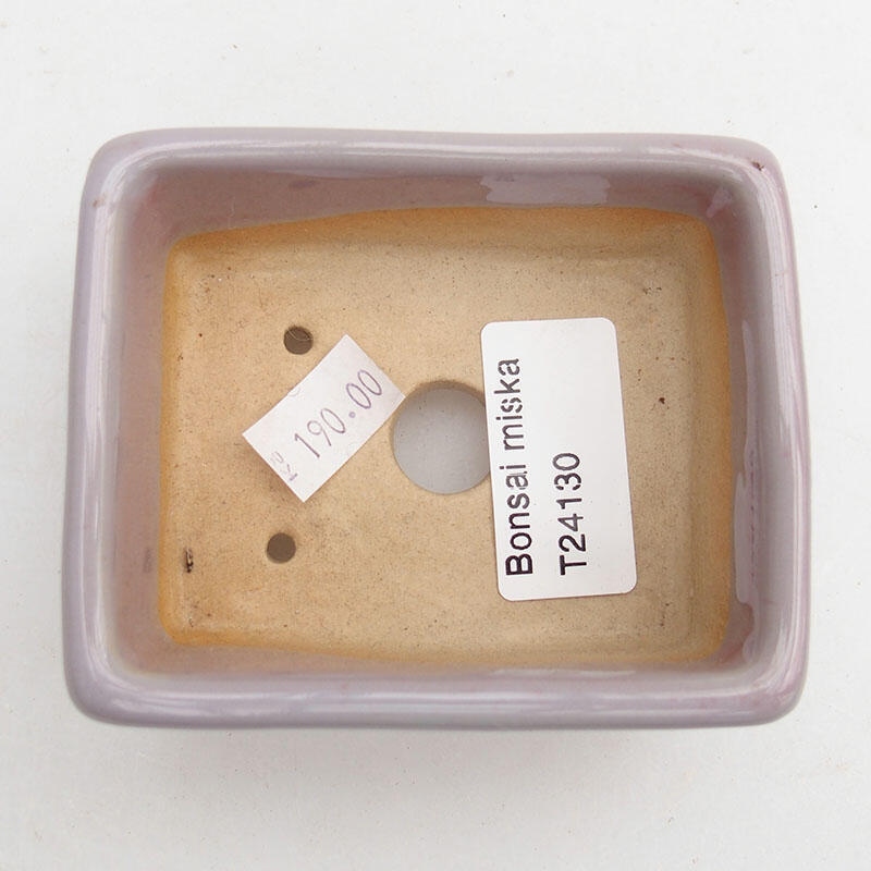 Cuenco bonsái de cerámica 8,5 x 7 x 4 cm, rosa