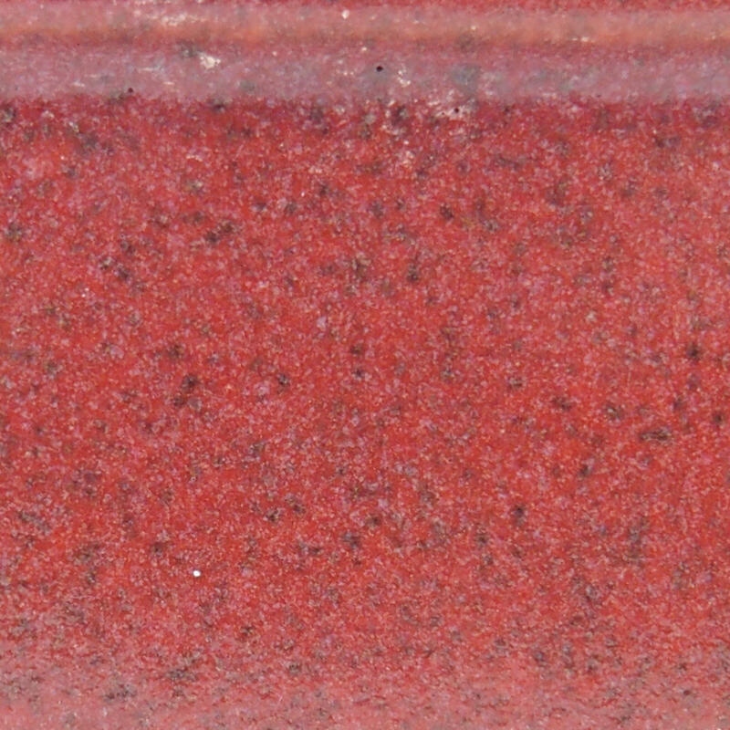 Cuenco bonsái de cerámica 8,5 x 8,5 x 5,5 cm, burdeos