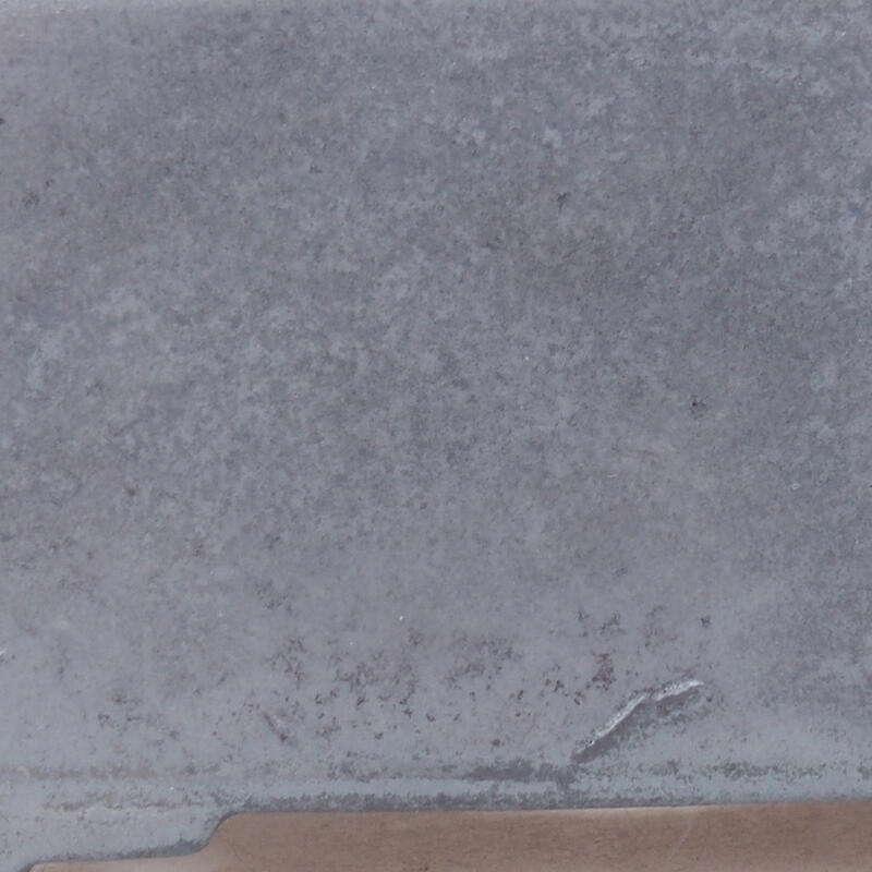 Cuenco bonsái de cerámica 8,5 x 8,5 x 5 cm, gris