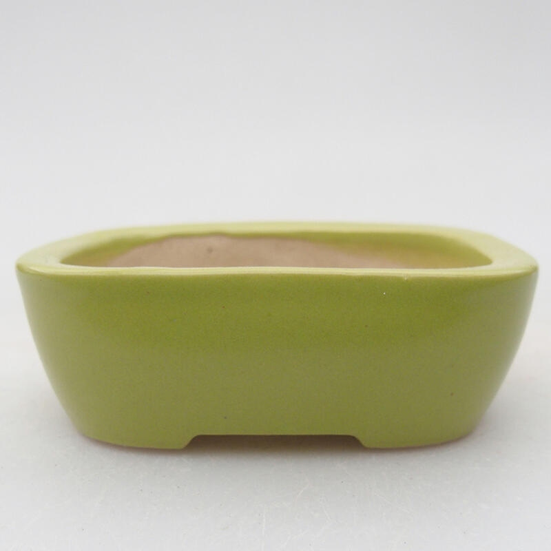 Cuenco bonsái de cerámica 8 x 6 x 3 cm, verde