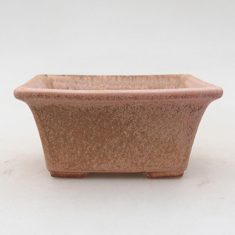 Cuenco bonsái de cerámica 8 x 6 x 4 cm, rosa