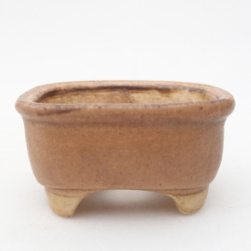 Cuenco bonsái de cerámica 8 x 7,5 x 4 cm, rosa