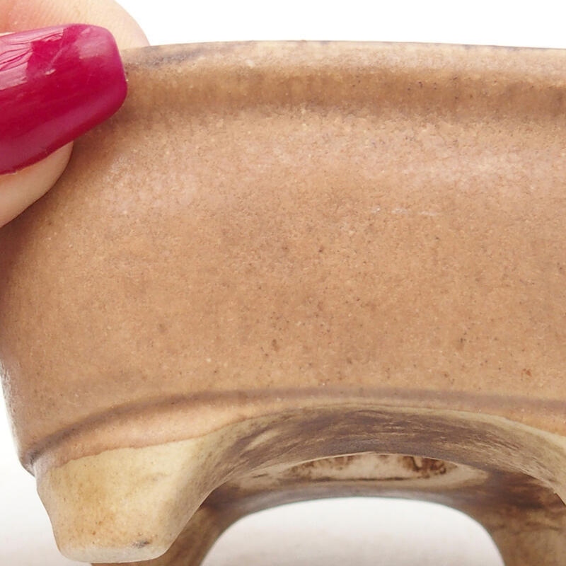 Cuenco bonsái de cerámica 8 x 7,5 x 4 cm, rosa