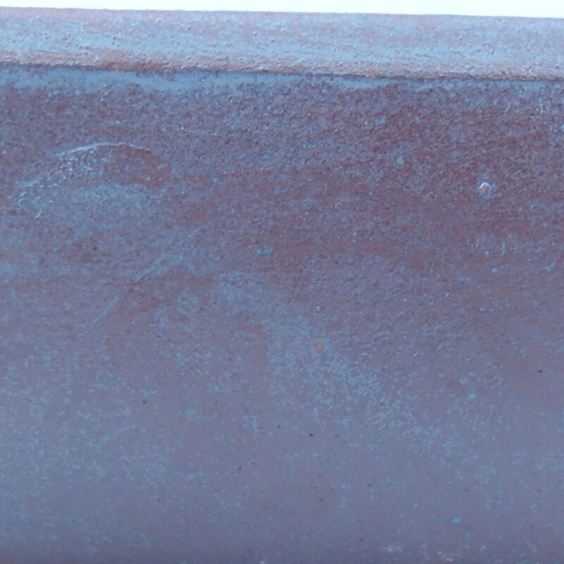 Cuenco bonsái de cerámica 8 x 7 x 3 cm, color metálico