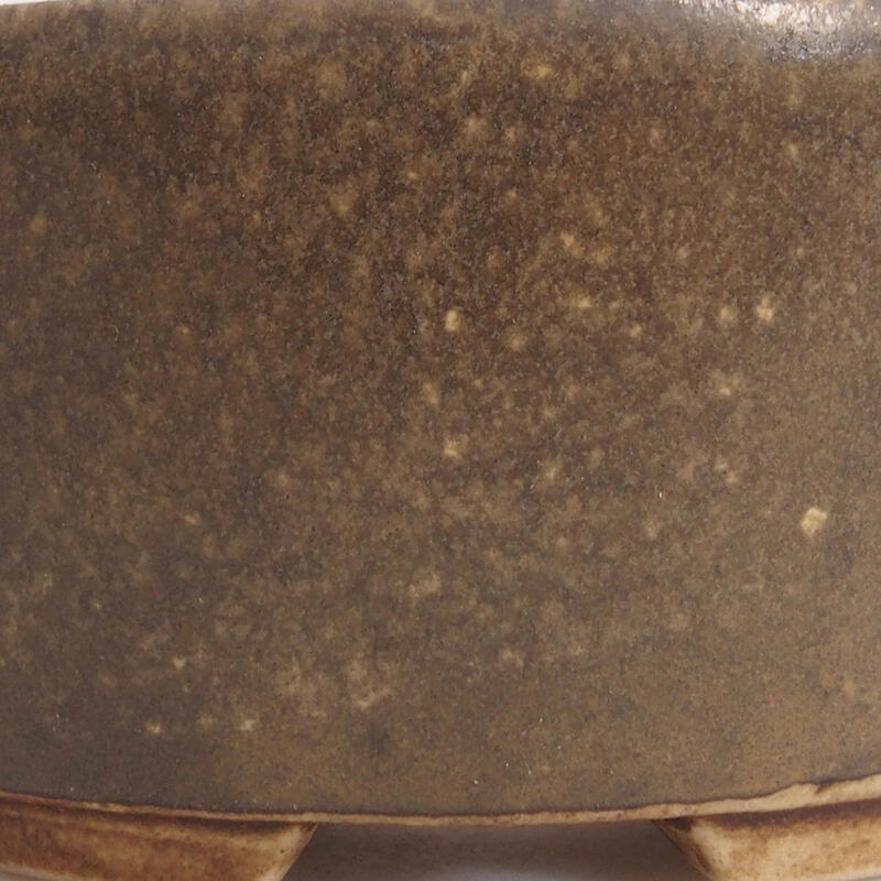 Cuenco bonsái de cerámica 8 x 7 x 4 cm, marrón