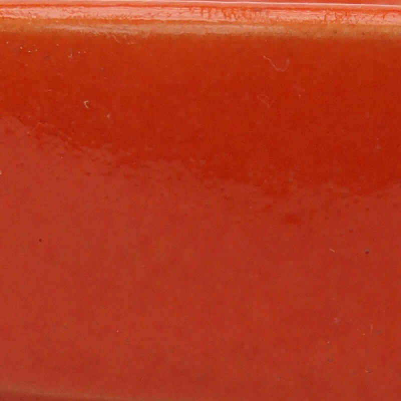 Cuenco bonsái de cerámica 9,5 x 8,5 x 3 cm, naranja