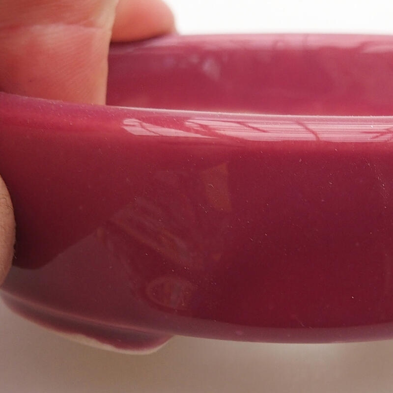 Cuenco bonsái de cerámica 9 x 8 x 2,5 cm, rosa