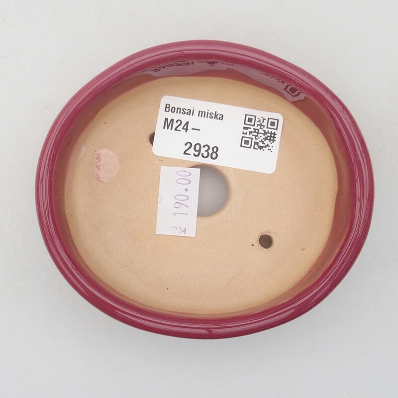 Cuenco bonsái de cerámica 9 x 8 x 2,5 cm, rosa