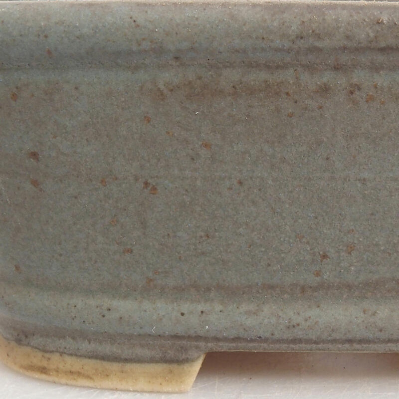 Cuenco bonsái de cerámica 9 x 8 x 3,5 cm, color azul