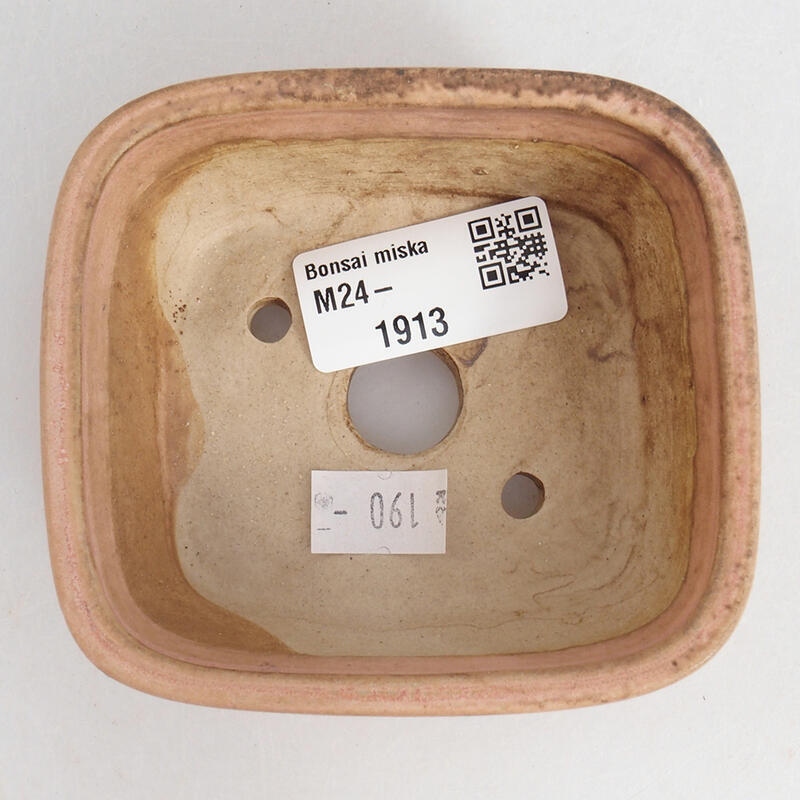 Cuenco bonsái de cerámica 9 x 8 x 3,5 cm, rosa