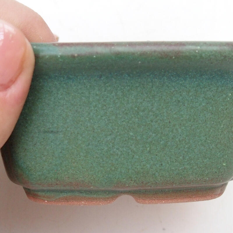 Cuenco bonsái de cerámica 9 x 9 x 4 cm, verde