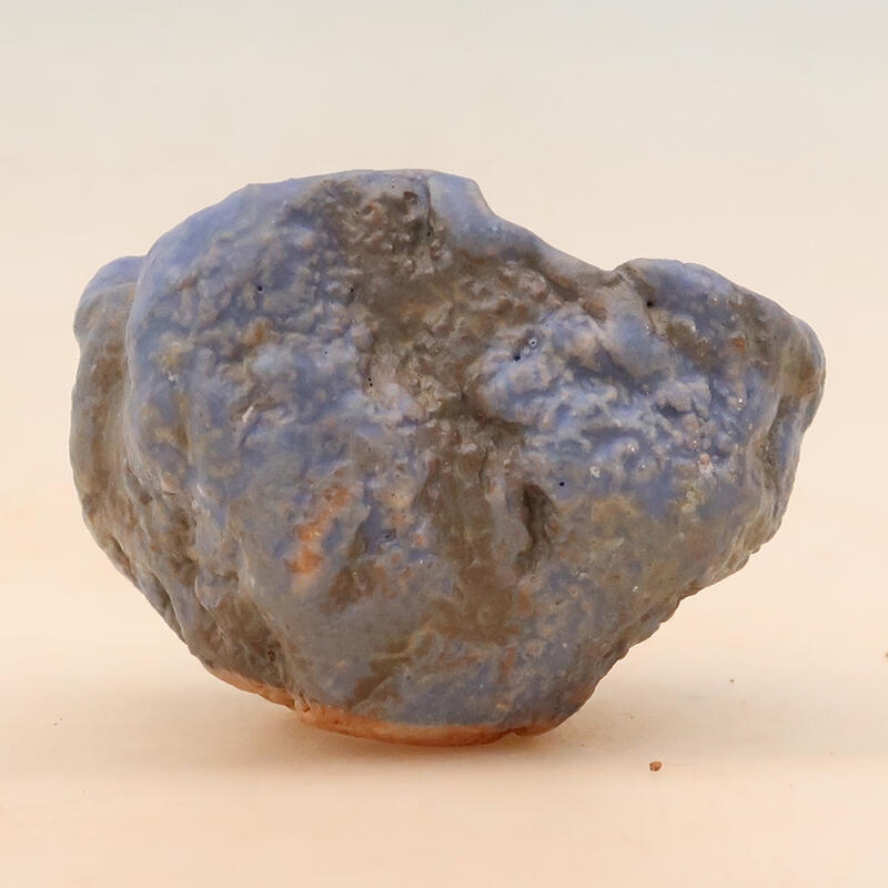 Concha de cerámica 6 x 6 x 9 cm , color azul