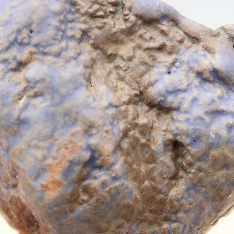 Concha de cerámica 6 x 6 x 9 cm , color azul