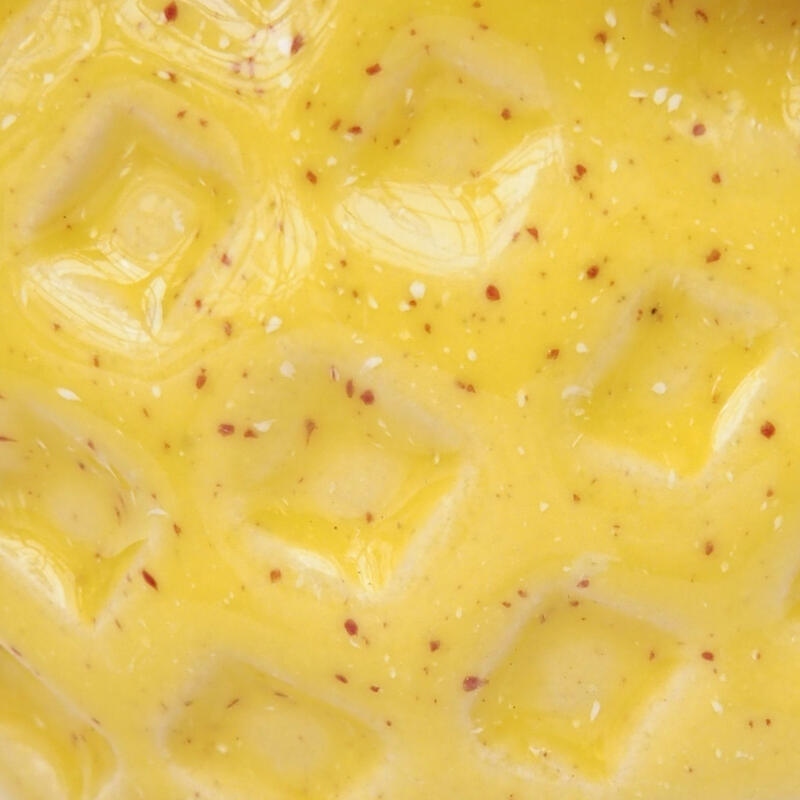 Concha de cerámica 7,5 x 7 x 4 cm , color amarillo