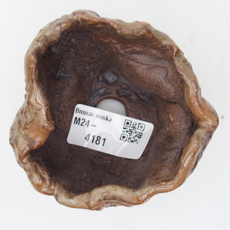 Concha de cerámica 7,5 x 7 x 6 cm , color amarillo