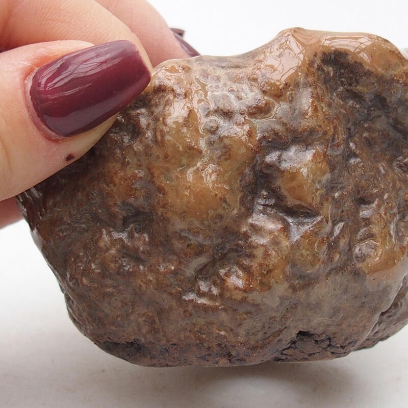 Concha de cerámica 7,5 x 7 x 6 cm , color amarillo