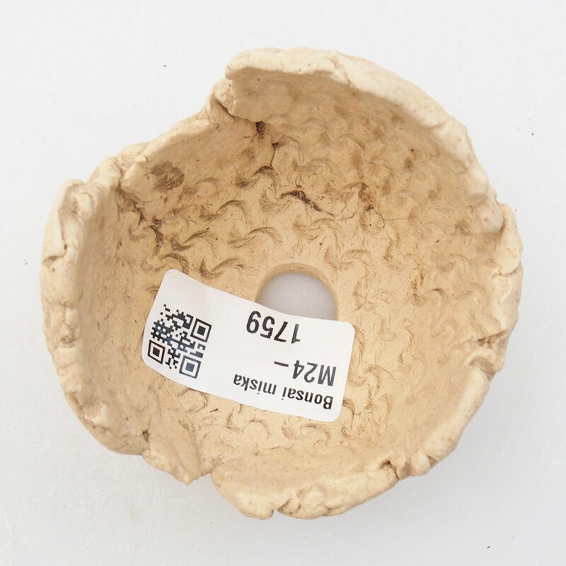 Concha de cerámica 7 x 7 x 5,5 cm , color beige