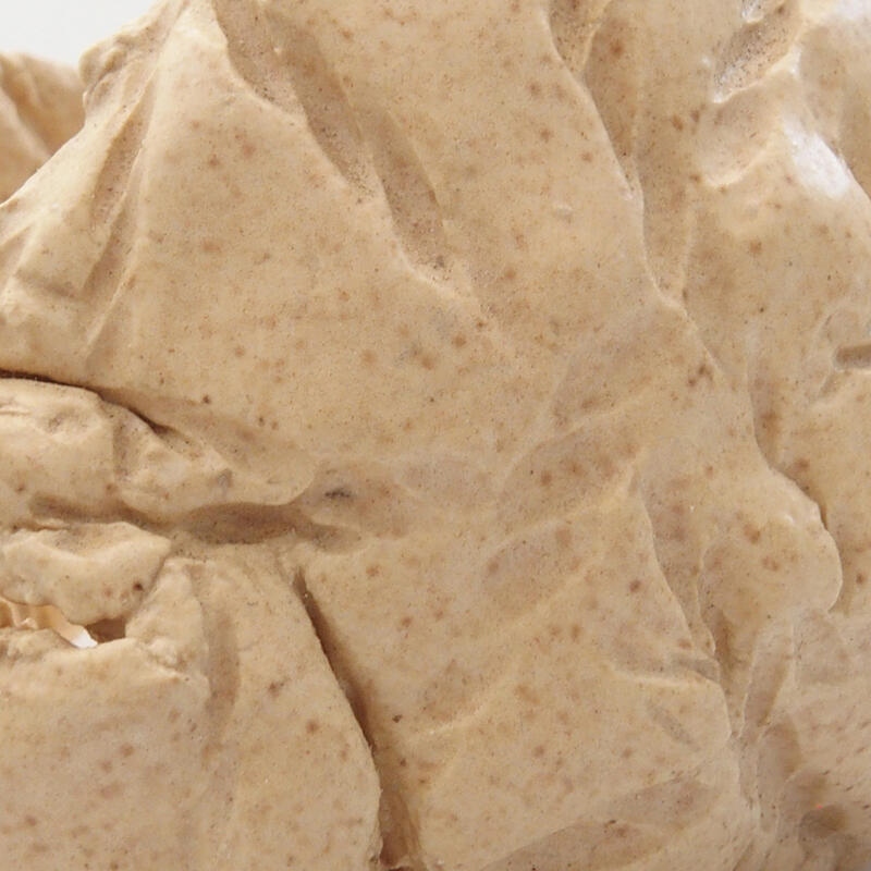 Concha de cerámica 7 x 7 x 5 cm , color beige