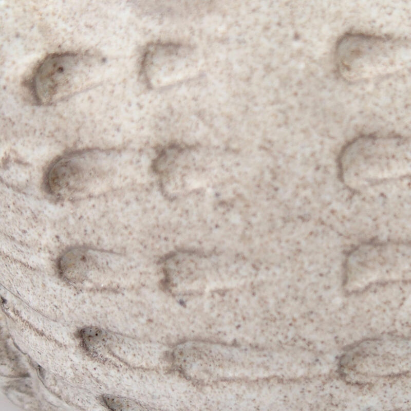 Concha de cerámica 7 x 7 x 5 cm , color gris