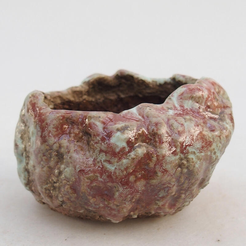 Concha de cerámica 8,5 x 7,5 x 5,5 cm , color rosa