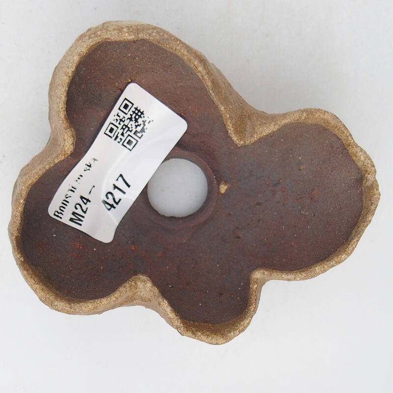 Concha de cerámica 8 x 6 x 4,5 cm , color beige