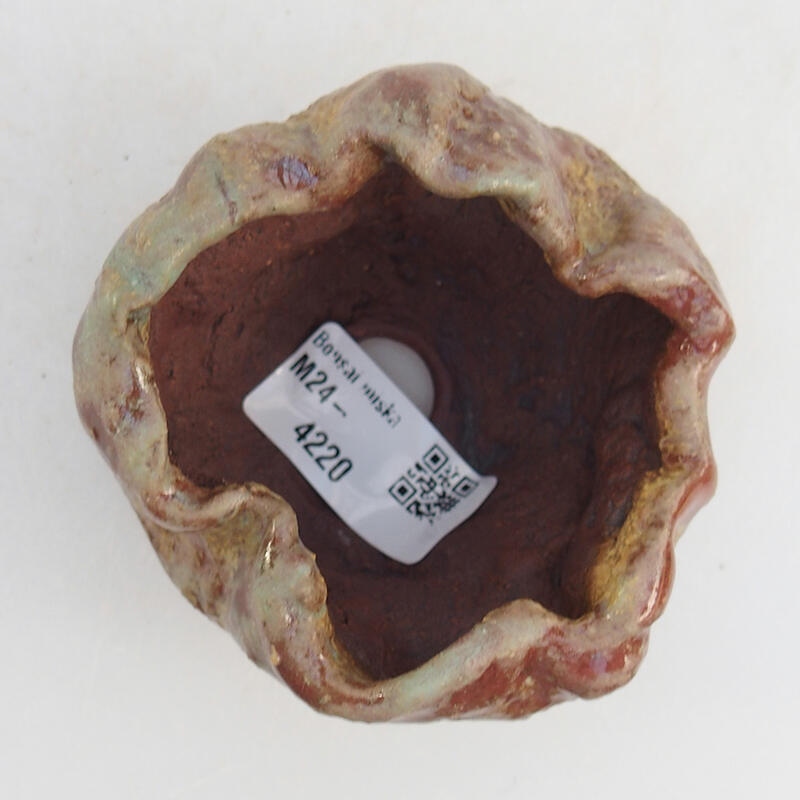 Concha de cerámica 8 x 8 x 6 cm , color rosa