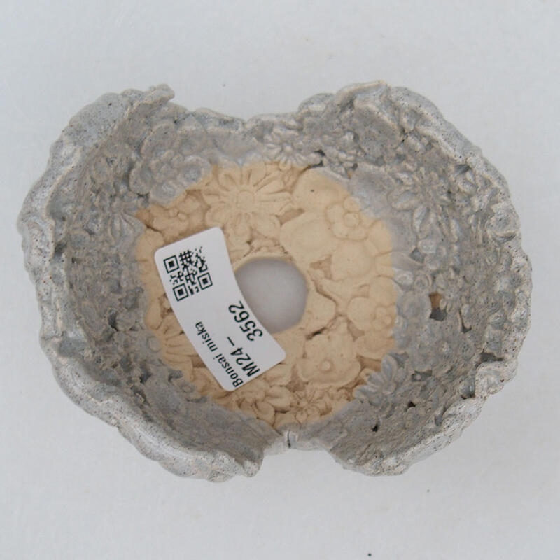 Concha de cerámica 9,5 x 8 x 7 cm , color gris