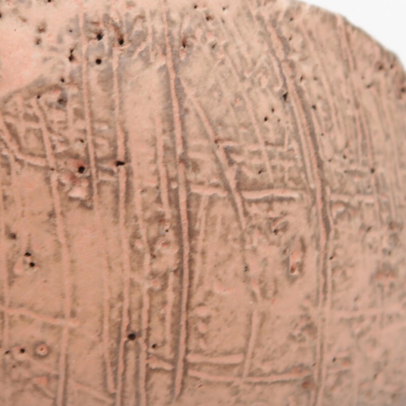 Concha de cerámica 9 x 7 x 6 cm, rosa