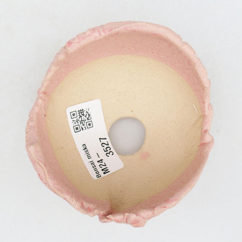 Concha de cerámica 9 x 8,5 x 5,5 cm , color rosa