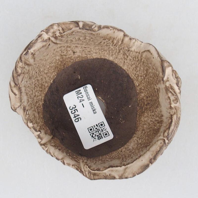 Concha de cerámica 9 x 8 x 5,5 cm , color beige