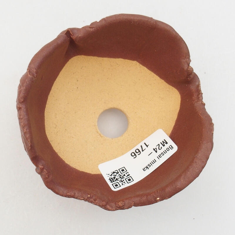 Concha de cerámica 9 x 9 x 5,5 cm , color marrón