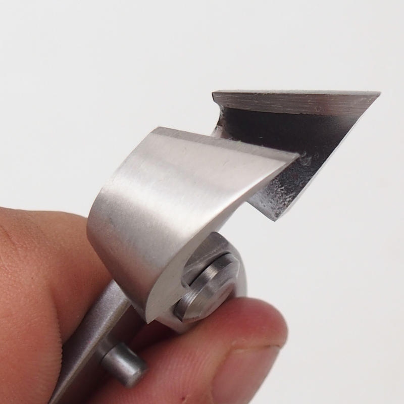 Alicates cóncavos acodados 180 mm - acero inoxidable