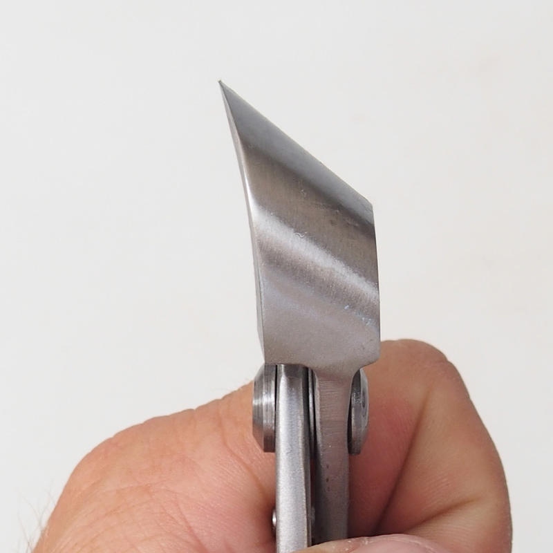 Alicates cóncavos acodados 180 mm - acero inoxidable