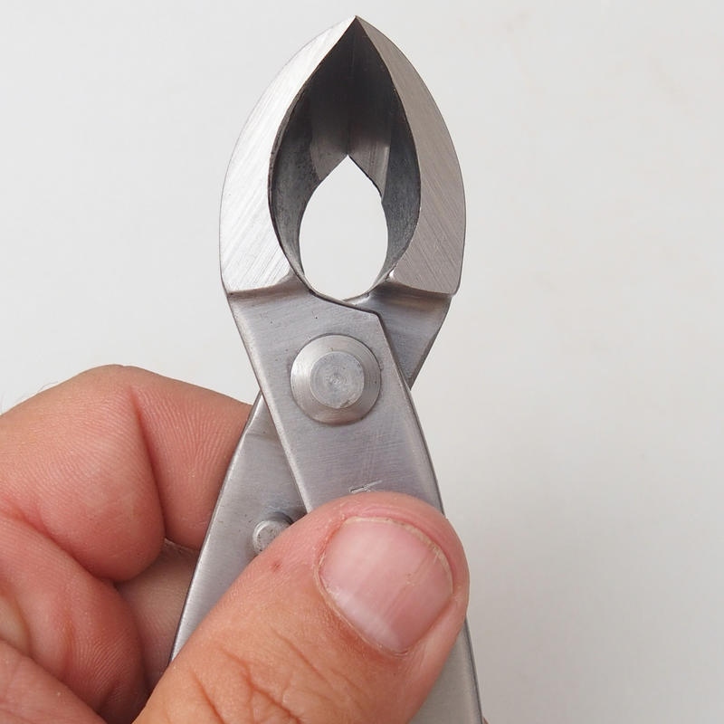 Alicate cóncavo acodado 210 mm - acero inoxidable