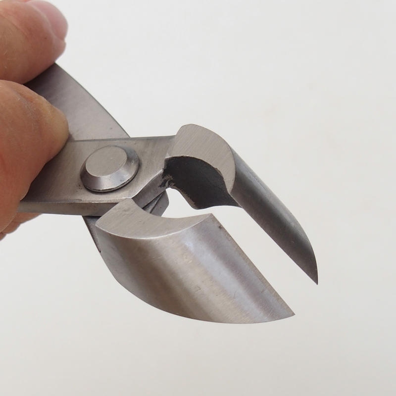 Alicate cóncavo acodado 210 mm - acero inoxidable