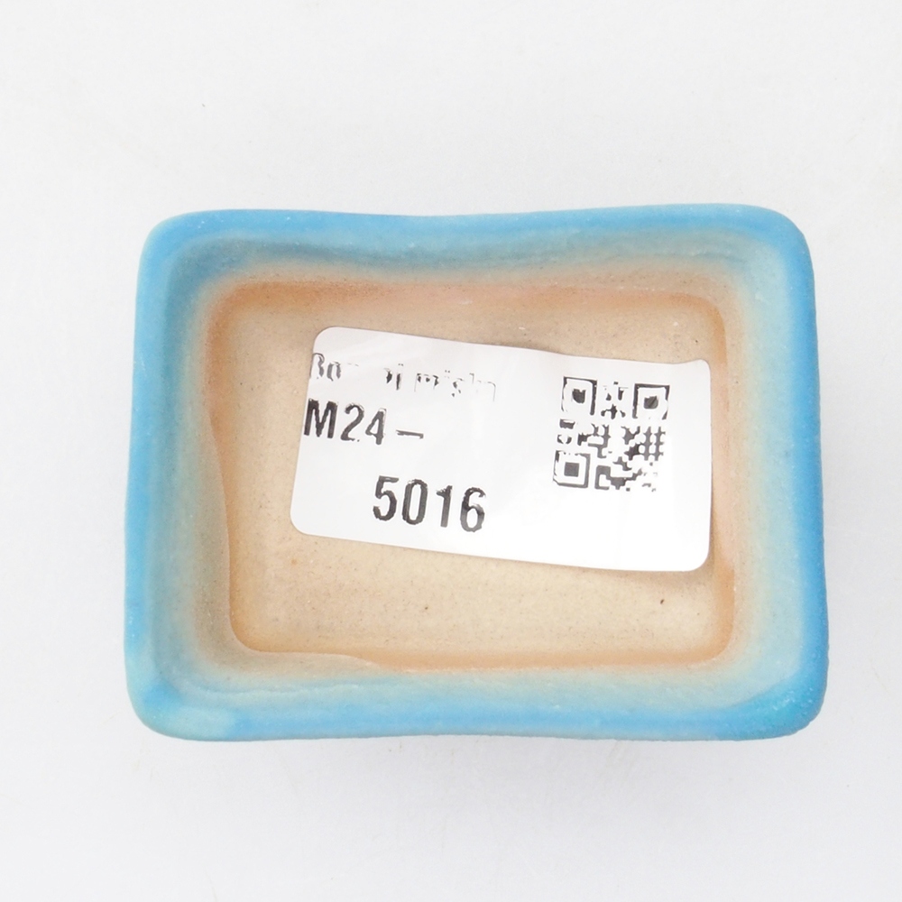 Cuenco mini bonsái 5,5 x 4 x 2,5 cm, color azul