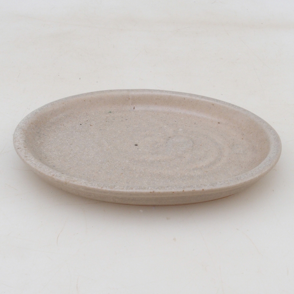 Platillo de cerámica H04 - 10,5 x 8 x 1 cm - beige