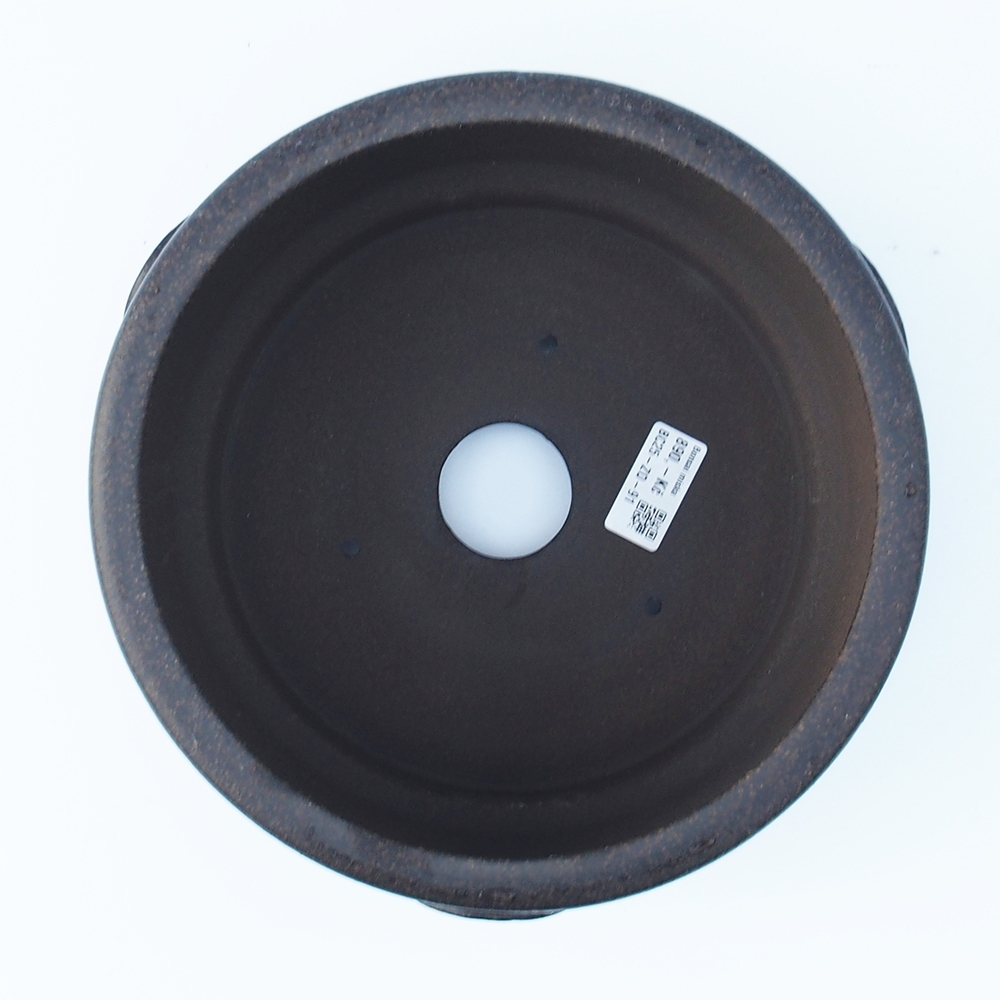 Cuenco 25 x 25 x 11,5 cm marrón ocre