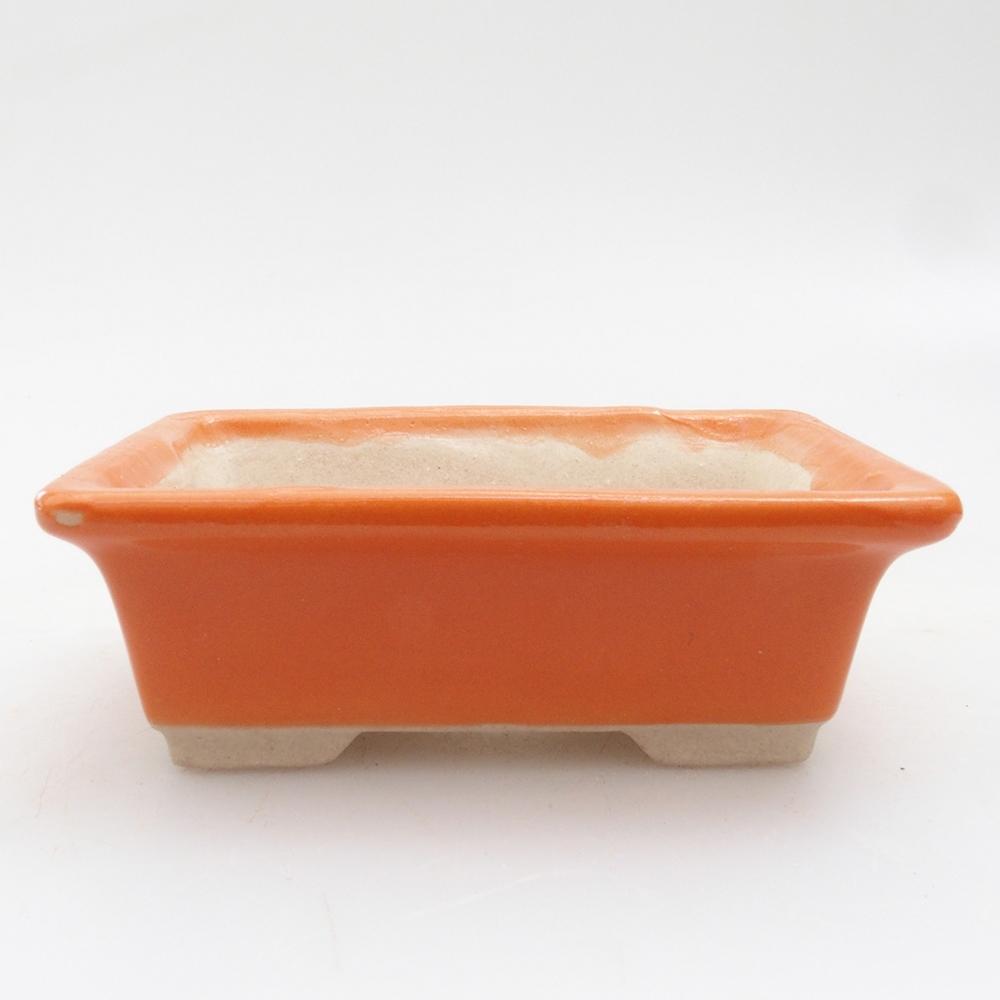 Mini cuenco bonsái 7,5 x 6 x 2,5 cm, naranja