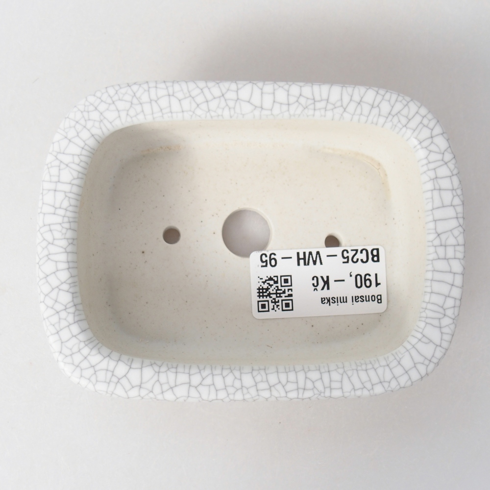 Cuenco bonsái de cerámica 11 x 11 x 7 cm, color raku