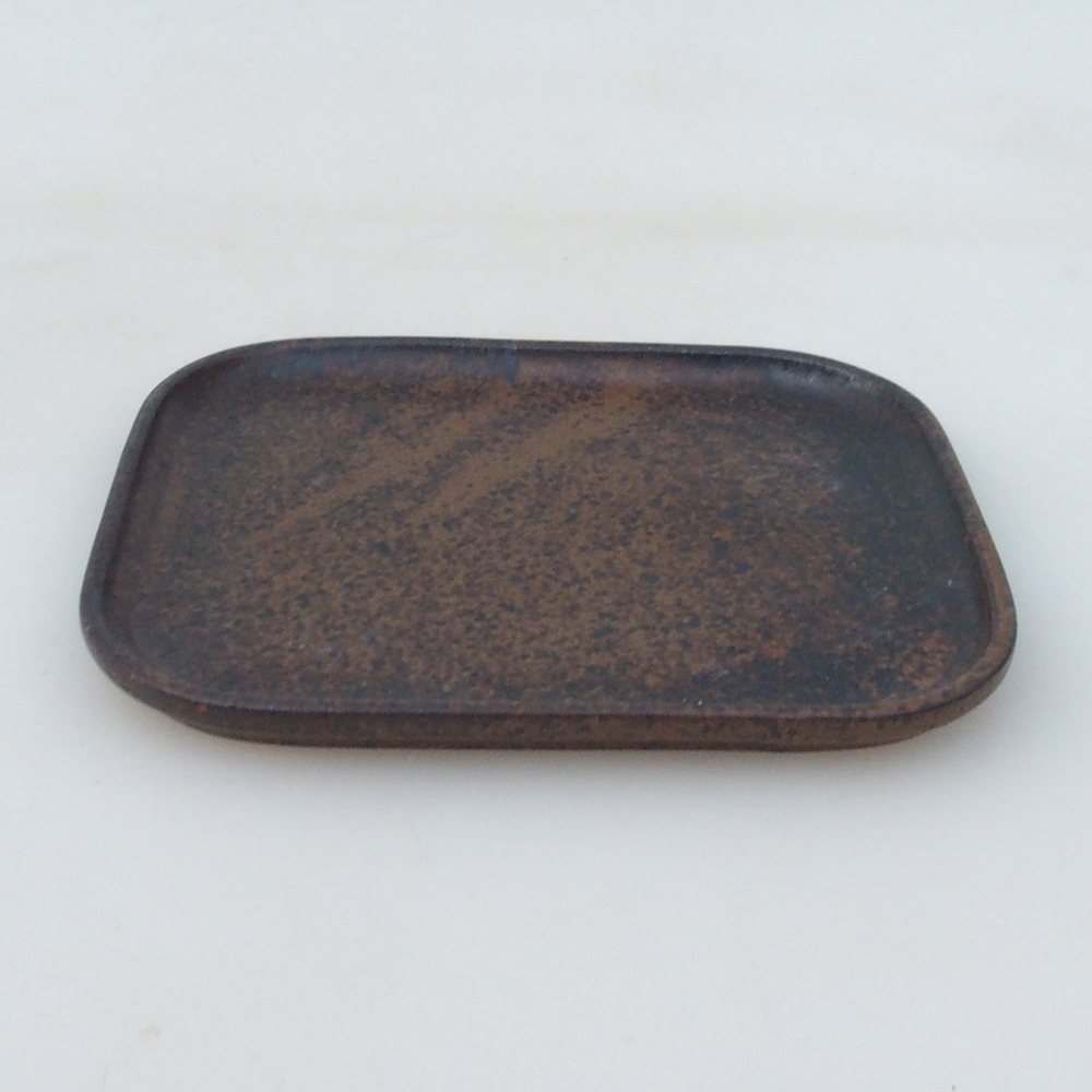 Cuenco de cerámica H37 -14,5 x 13 x 1 cm - marrón