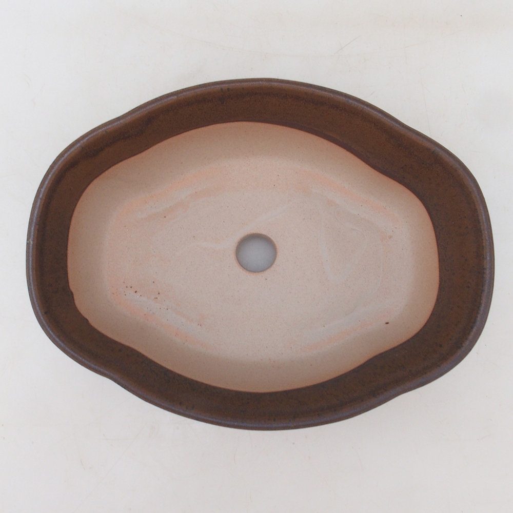 Cuenco bonsái H75 - 19 x 14 x 6,5 cm - marrón