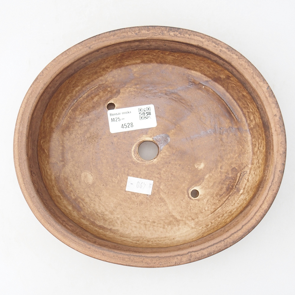 Cuenco bonsái de cerámica 21 x 19 x 5 cm, rosa