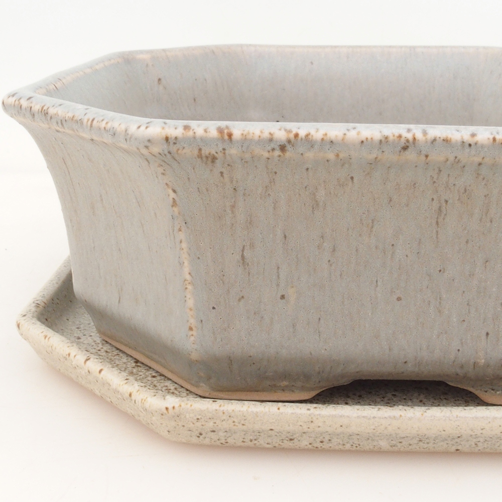 Bonsai cuenco + platillo H14 - beige