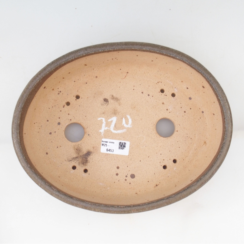 Cuenco bonsái 28,5 x 22 x 7 cm , color marrón